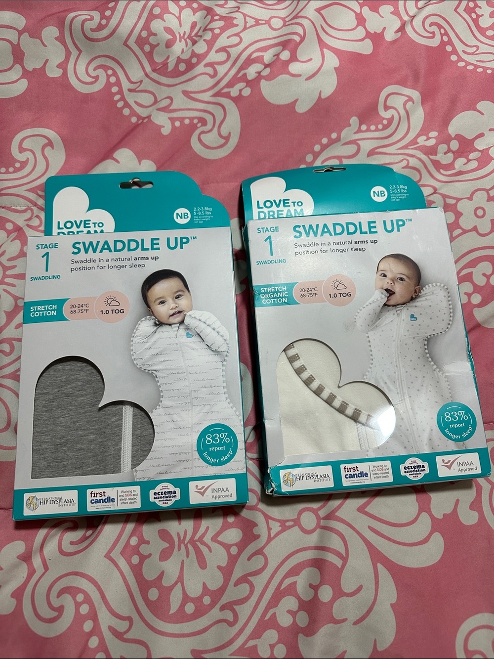 Love To Dream Swaddle Up Original Stage 1 Swaddling Newborn Bundle